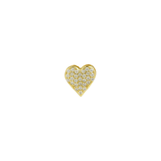 Dije corazón con brillitos