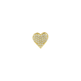 Dije corazón con brillitos