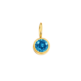 Dije destello azul cielo L