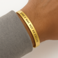Brazalete hombre color dorado personalizable