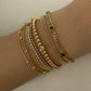 Pulseras varias diseños diversos básicos elegantes
