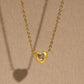 Collar de corazón con circonia romántico casual formal