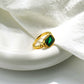 Anillo estilo vintage piedra cristal colores varios