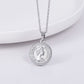 Collar dije moneda vintage moneda casual
