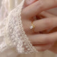 Anillo estilo romántico circonia tendencia casual formal