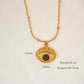 Juego de collares y anillo layering piedra natural estilo étnico