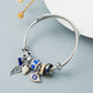 Pulseras charms plateada tendencia