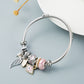 Pulseras charms plateada tendencia