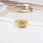 Anillo ángel retro vintage chunky tendencia básico