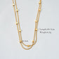 Juego de collares y anillo layering piedra natural estilo étnico