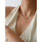Collar dije de cruz piedras cristal básico formal
