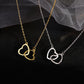 Collar básico de corazones casual formal romántico