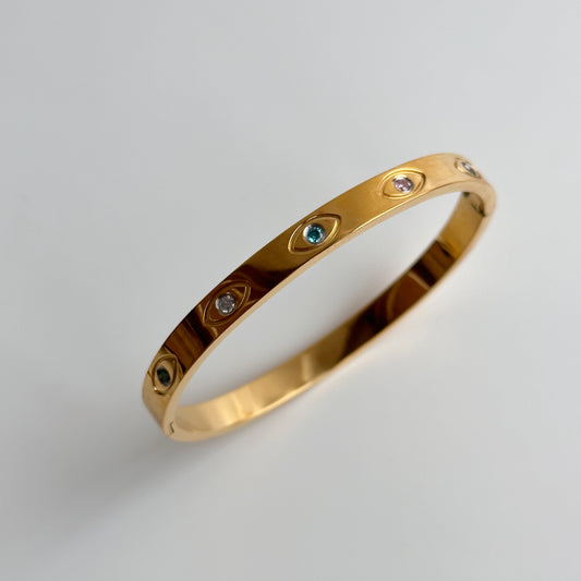 Pulsera brazalete básico ojo protector tendencia