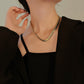 Collar estilo  panza de víbora tendencia básica formal
