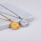 Collar dije moneda vintage moneda casual
