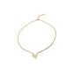 Collar de corazón romántico casual elegante