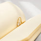 Anillo simple con circonias elegante casual