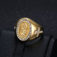 Anillo Guadalupe estilo chunky diario casual formal