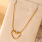 Collar dije elegante corazón casual tendencia