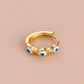 Anillos ajustables ojo protector diseños varios