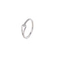 Anillo elegante simple romántico circonia