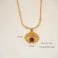 Juego de collares y anillo layering piedra natural estilo étnico