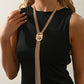 Collar corbatero casual en tendencia