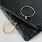Anillo circonia estilo discreto básico elegante casual