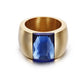 Anillo estilo chunky con zirconia casual formal