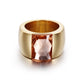Anillo estilo chunky con zirconia casual formal
