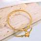 Pulsera con candado de corazón básica
