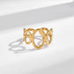 Anillos ajustables estilos variados casual formal