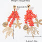 Aretes estilo tropical básicos elegantes casuales