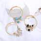 Pulseras charms estilo casual colores