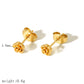 Aretes románticos diseños diversos casual