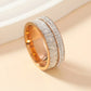 Anillo con circonias estilo romántico