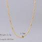 Collares básicos cadenas dorado casual formal