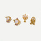 Broqueles Disney amigos Bella y Bestia