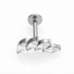 Piercings de titanio estilo naturaleza diseños varios