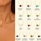 Collar con mini piedra circonia simple básico