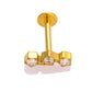 Piercings de titanio estilos varios casual formal tendencia