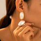 Juego collar anillo piedra blanca formal vintage dorado