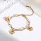 Aretes estilo huggies corazón estrella casual