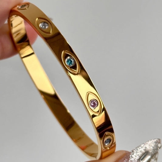 Pulsera brazalete básico ojo protector tendencia