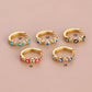 Anillos ajustables ojo protector diseños varios