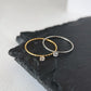 Anillo circonia estilo discreto básico elegante casual