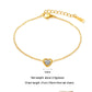 Pulsera elegante corazón con circonia
