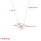Collar corazón mini simple básico casual
