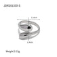 Anillo estilo chunky forma de gota casual