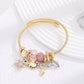 Pulsera charms diversos estilos colores tendencia